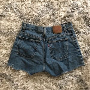 Vintage Levi High-Waisted Shorts